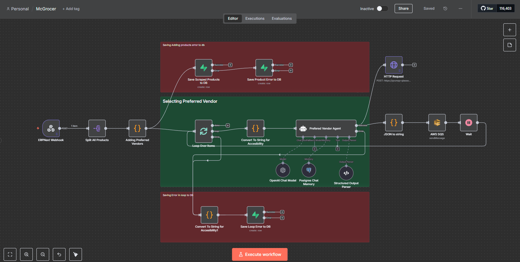 McGrocer — AI-Powered Procurement Automation Pipeline screenshot 2